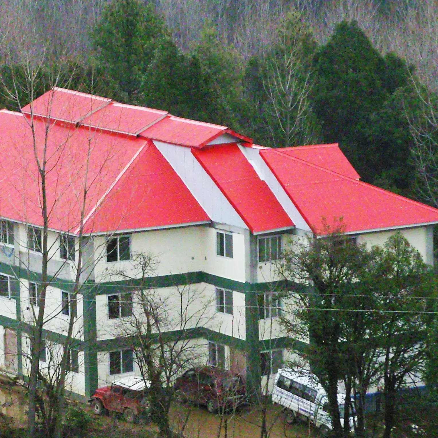Banjosa Valley Public School Banjosa Valley Public School building with a red roof among trees