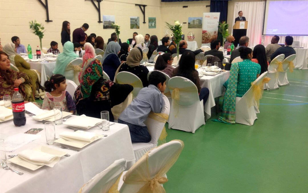 A community dinner in Luton
